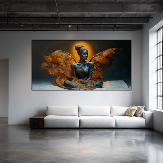 Tablou unicat din sticlă securizată Beyond Breath - No15