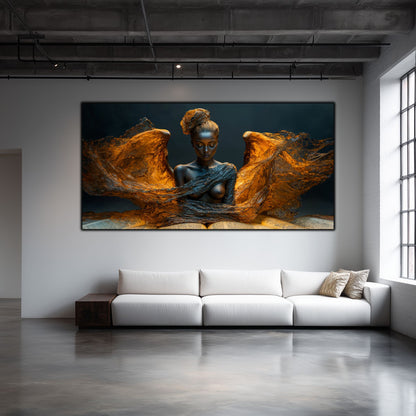 Tablou unicat din sticlă securizată Beyond Breath - No14