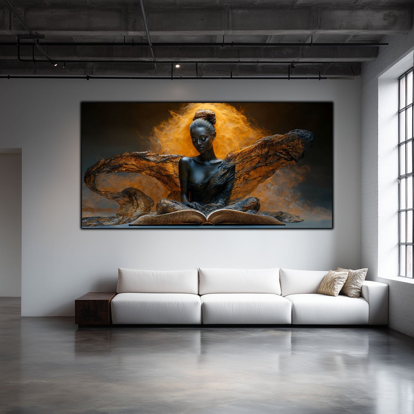 Tablou unicat din sticlă securizată Beyond Breath - No16