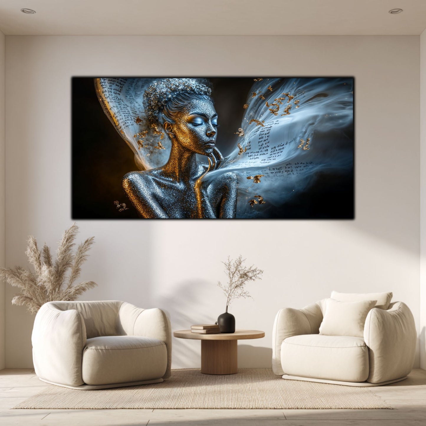 Beyond Meditation - Tablouri moderne pe sticla securizata pentru living contemporan NO13