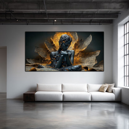 Tablou unicat din sticlă securizată Beyond Breath - No20