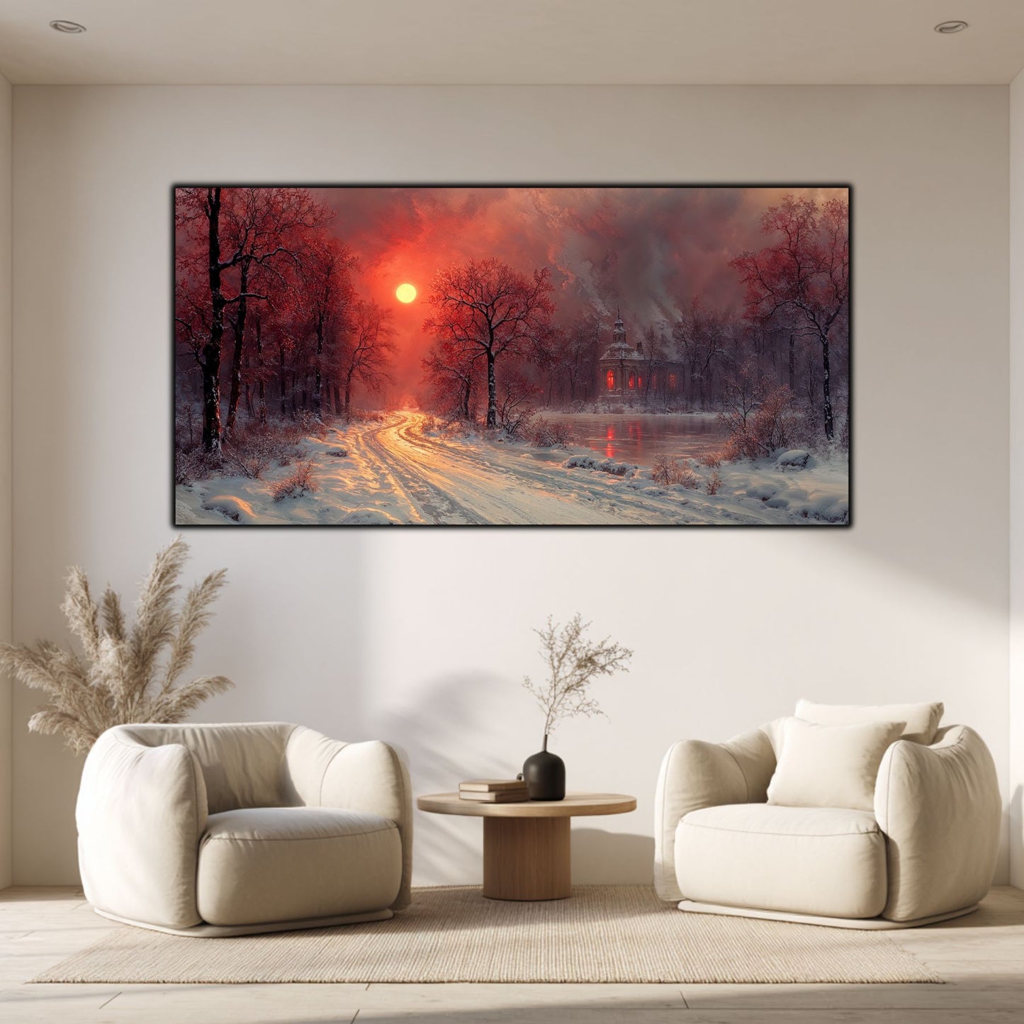 Tablou Sticla Securizata - Colectia Cold Ember - no13