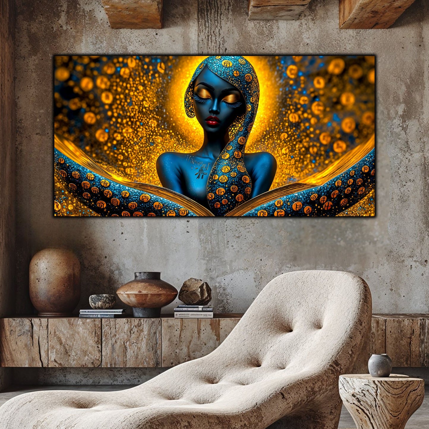 Tablou unicat din sticlă securizată Beyond Creation - No08