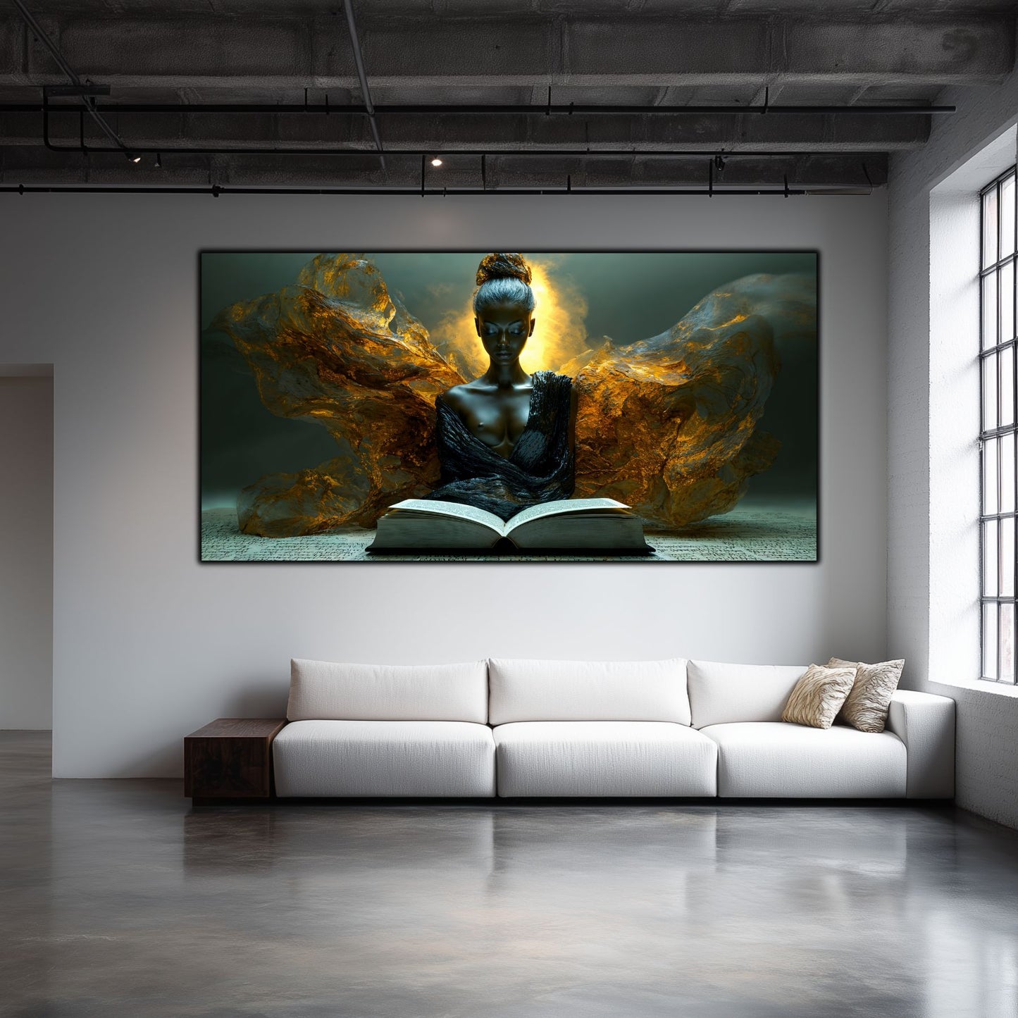 Tablou unicat din sticlă securizată Beyond Breath - No12