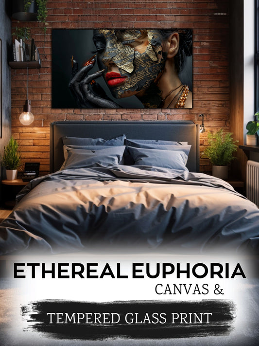 Canvas painting / glass painting - Ethereal Euphoria 18