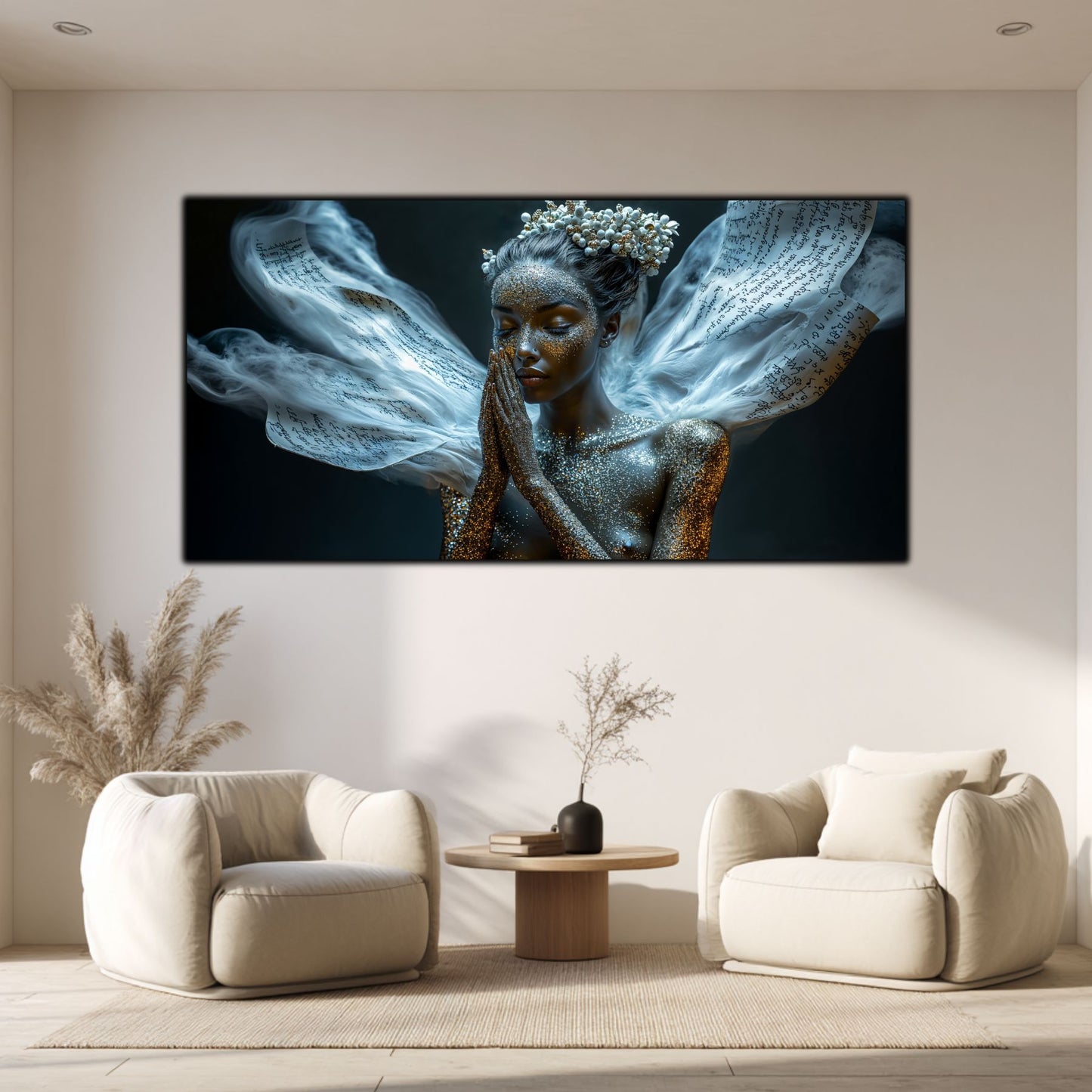 Beyond Meditation - Tablouri moderne pe sticla securizata pentru living contemporan NO21