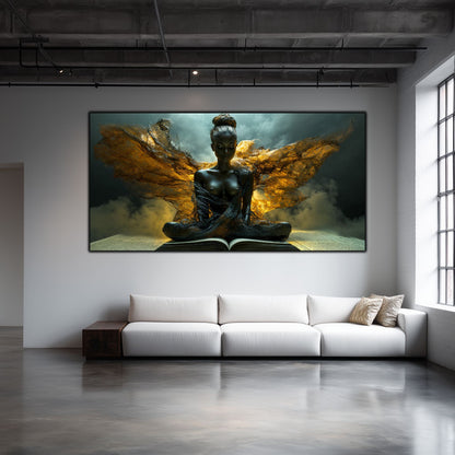 Tablou unicat din sticlă securizată Beyond Breath - No10