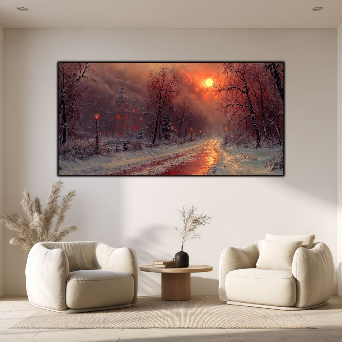 Tablou Sticla Securizata - Colectia Cold Ember - no15