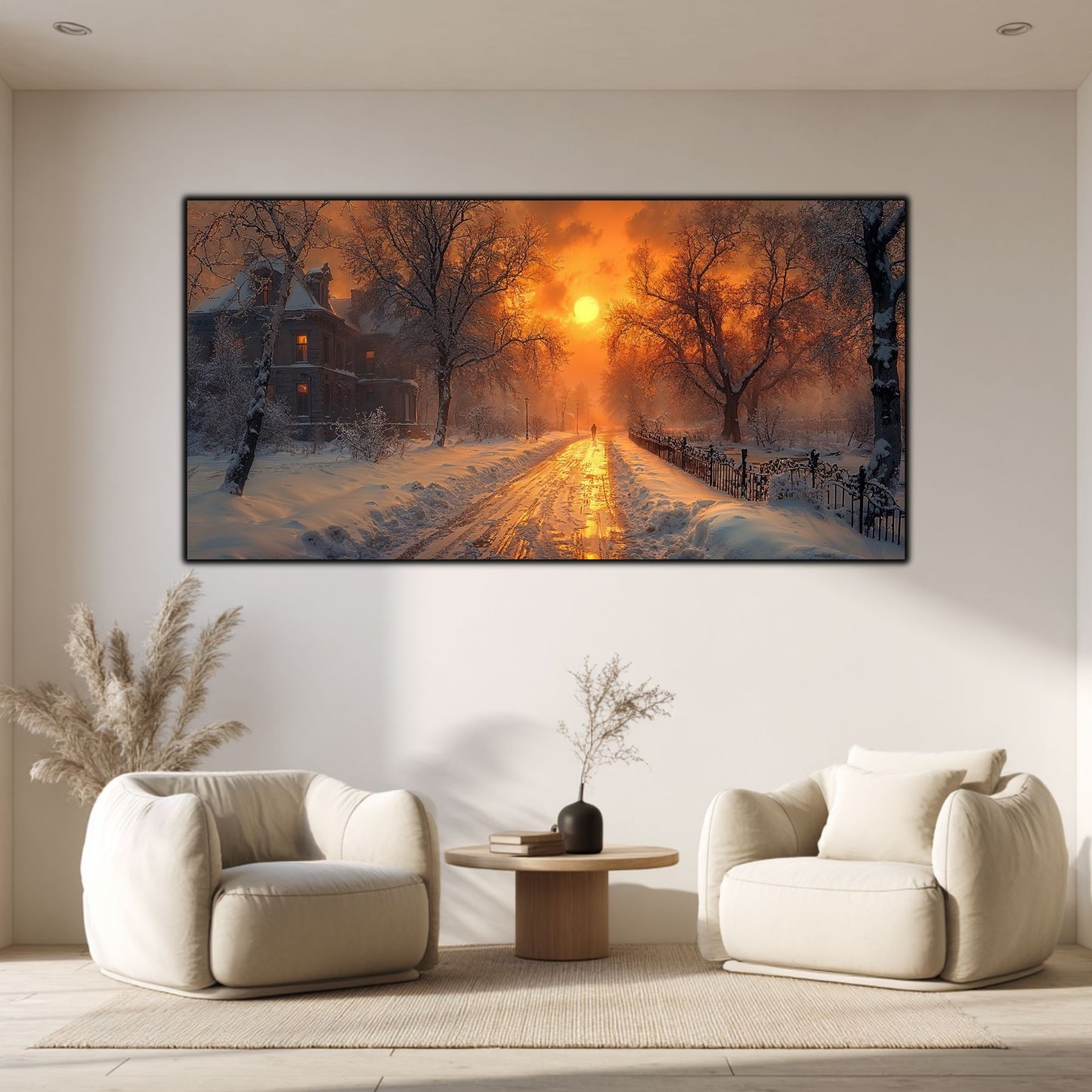 Tablou Sticla Securizata - Colectia Cold Ember - no11