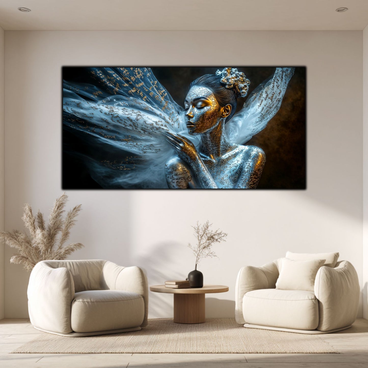 Beyond Meditation - Tablouri moderne pe sticla securizata pentru living contemporan NO20