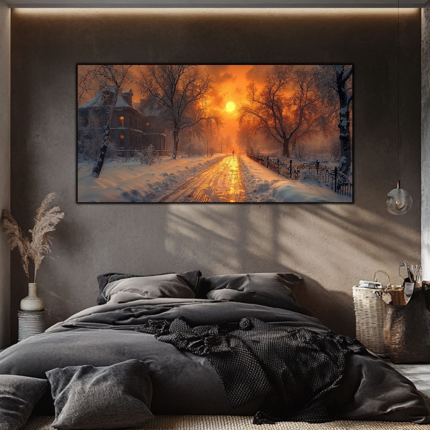 Tablou Sticla Securizata - Colectia Cold Ember - no11