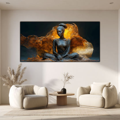 Tablou unicat din sticlă securizată Beyond Breath - No21