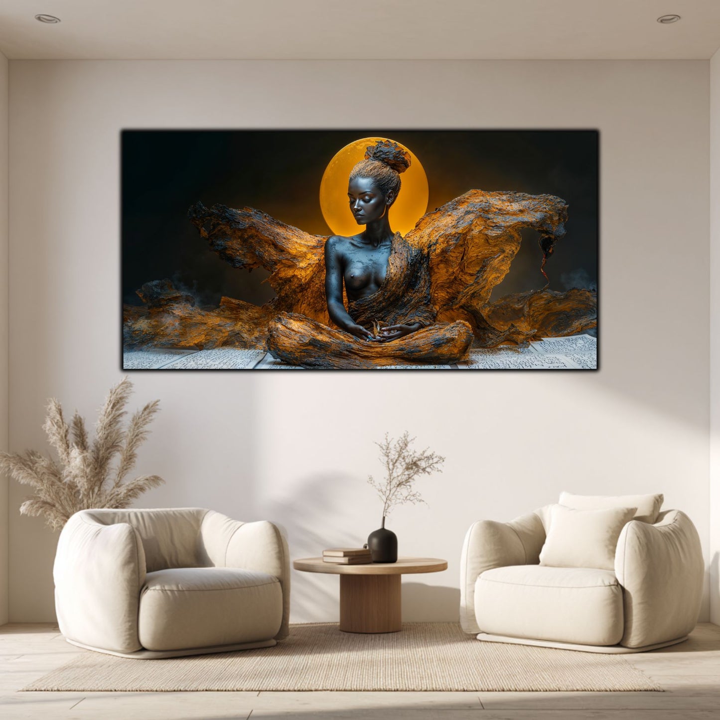 Tablou unicat din sticlă securizată Beyond Breath - No11