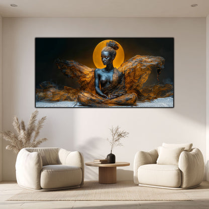 Tablou unicat din sticlă securizată Beyond Breath - No11