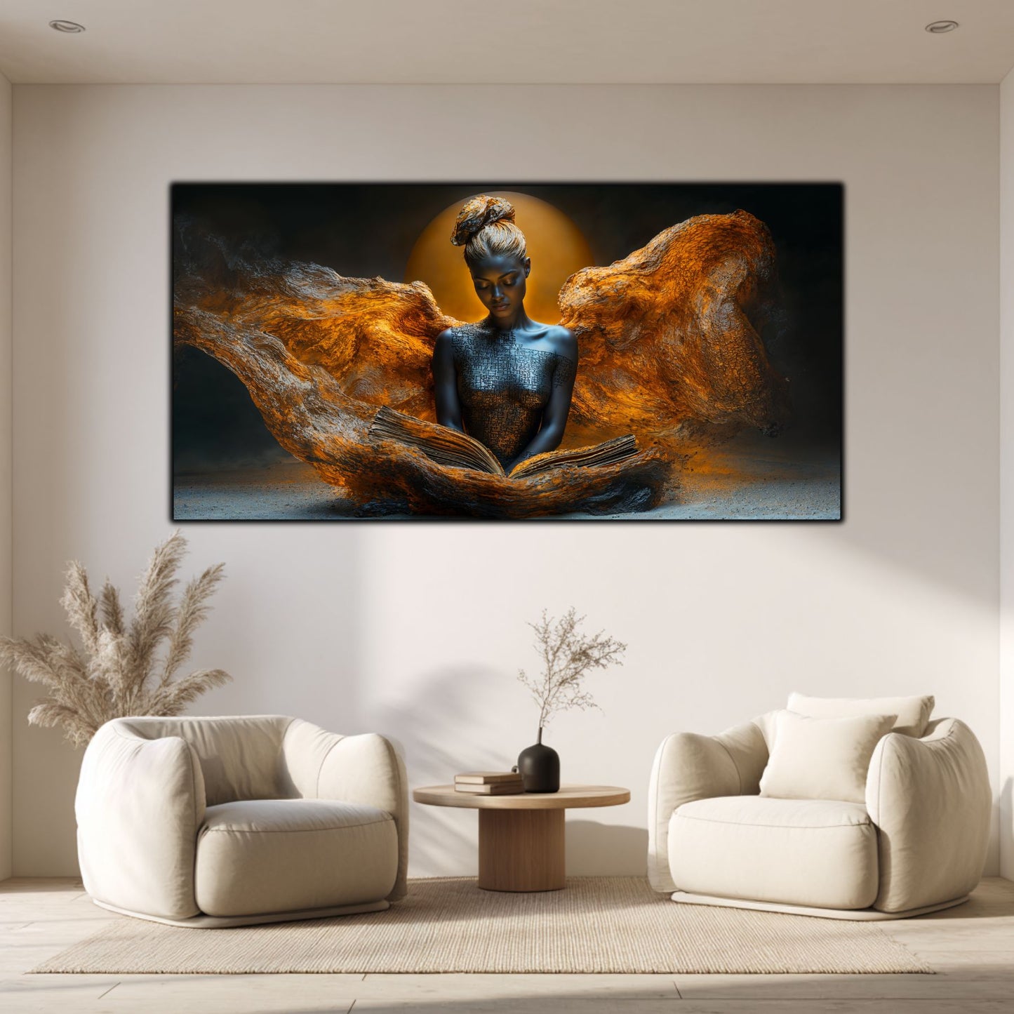 Tablou unicat din sticlă securizată Beyond Breath - No08