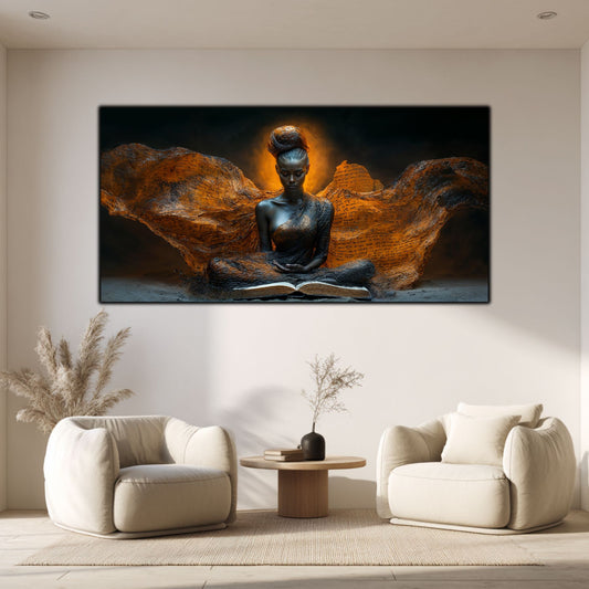 Tablou unicat din sticlă securizată Beyond Breath - No24