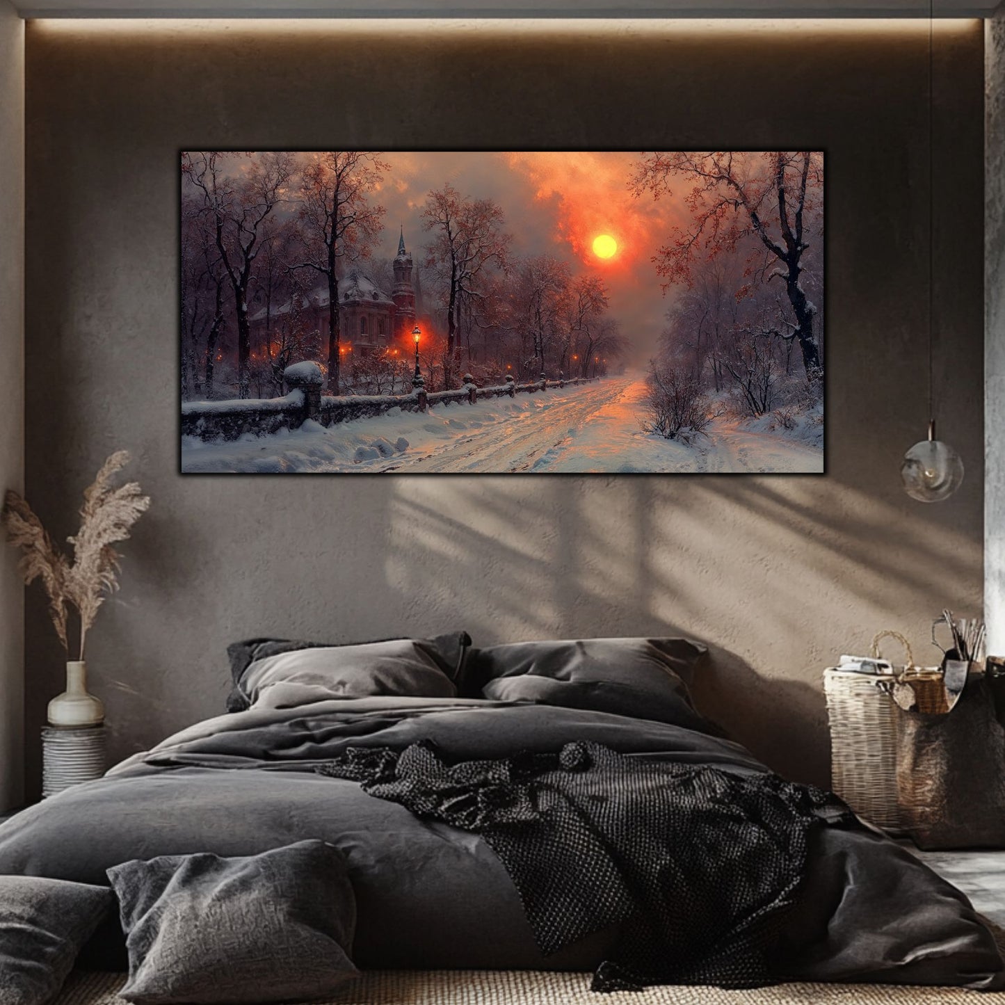 Tablou Sticla Securizata - Colectia Cold Ember - no16