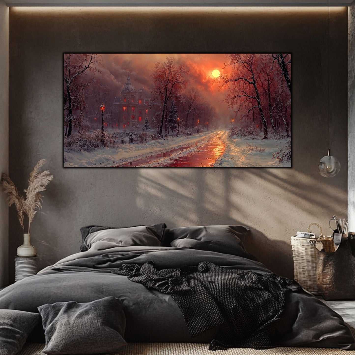 Tablou Sticla Securizata - Colectia Cold Ember - no15