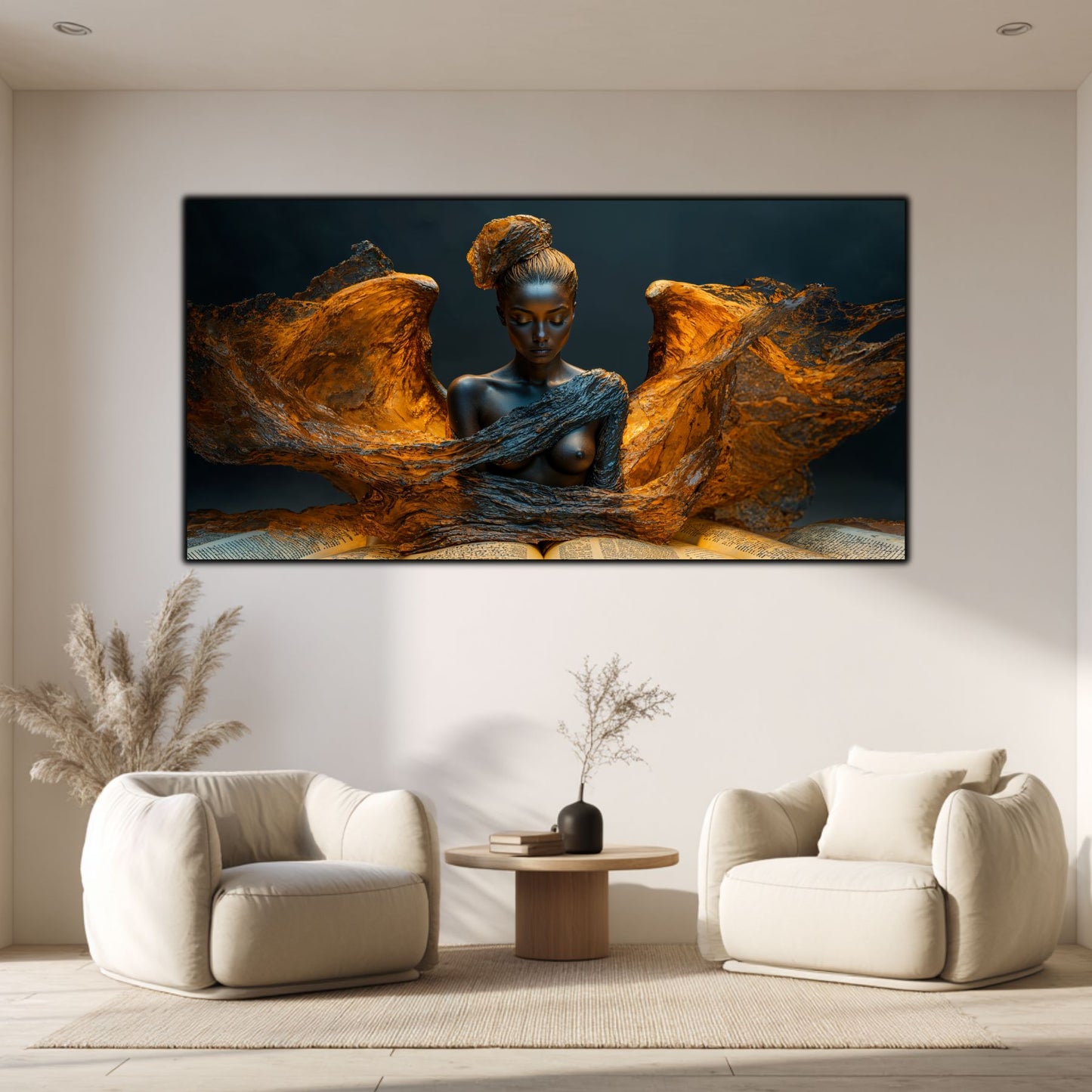 Tablou unicat din sticlă securizată Beyond Breath - No14