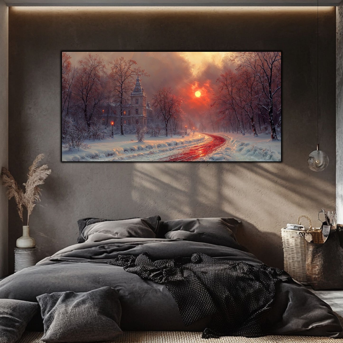 Tablou Sticla Securizata - Colectia Cold Ember - no18