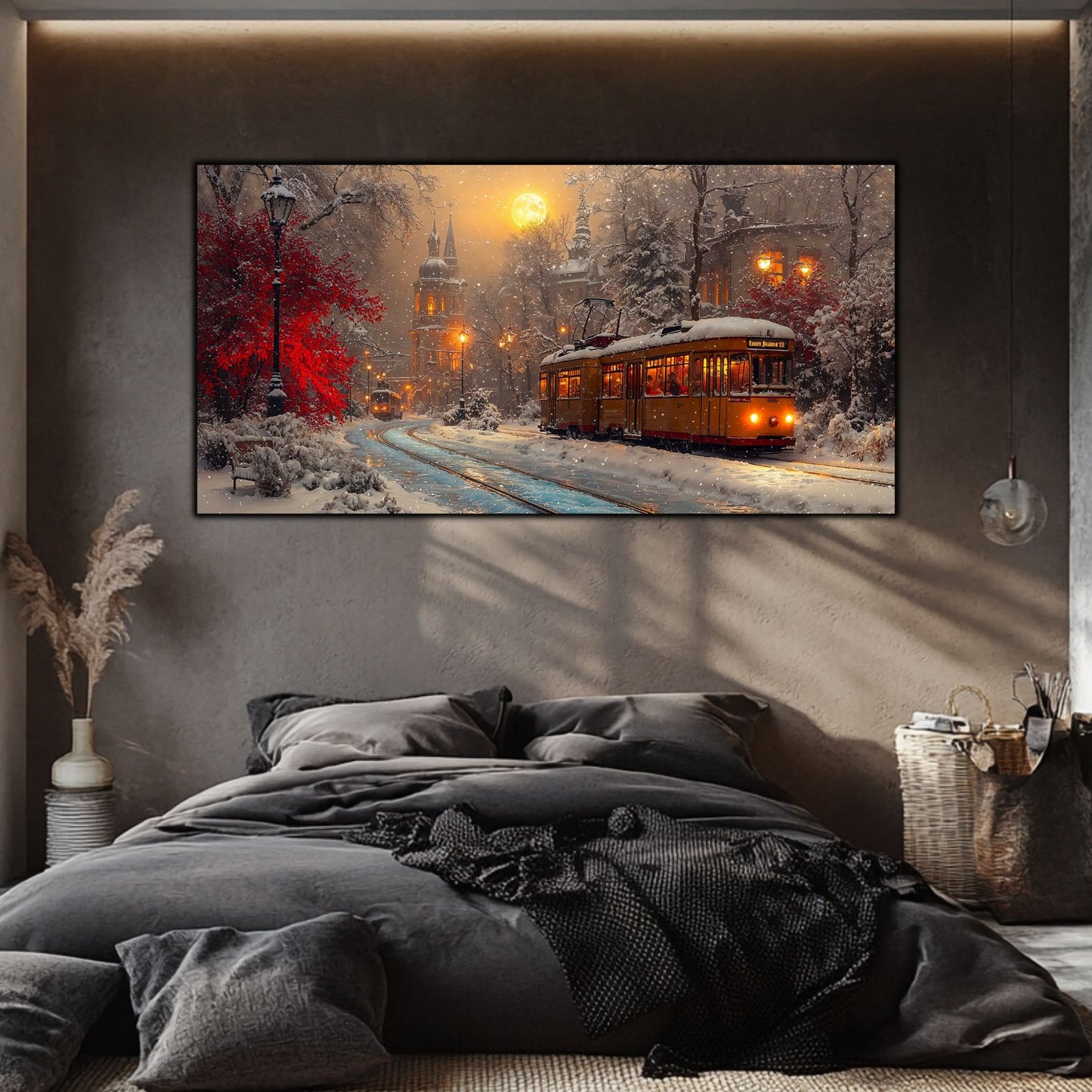 Tablou Sticla Securizata - Colectia Cold Ember - no10