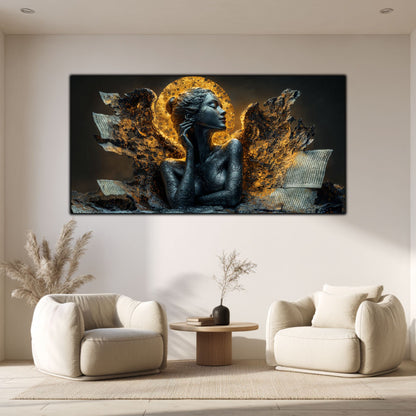 Tablou unicat din sticlă securizată Beyond Breath - No17