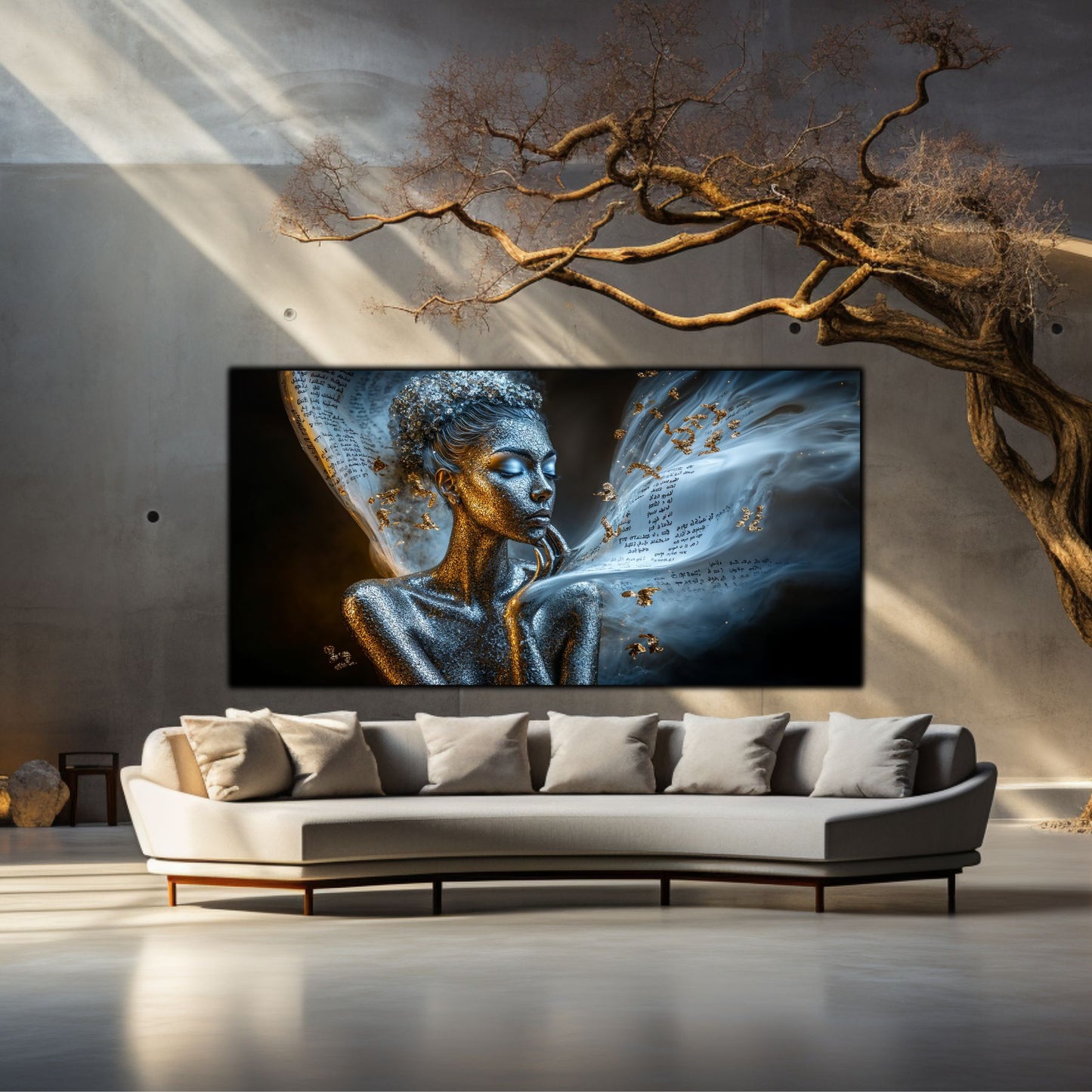 Beyond Meditation - Tablouri moderne pe sticla securizata pentru living contemporan NO13