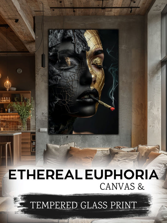 Canvas painting / glass painting - Ethereal Euphoria 19