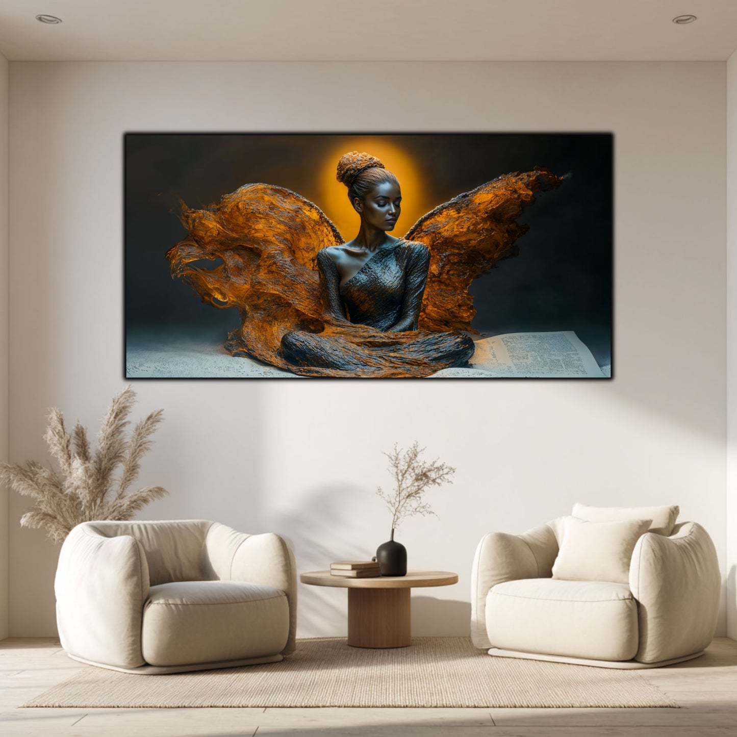 Tablou unicat din sticlă securizată Beyond Breath - No15