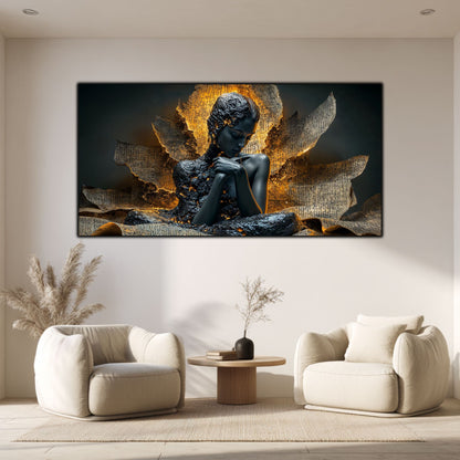 Tablou unicat din sticlă securizată Beyond Breath - No20