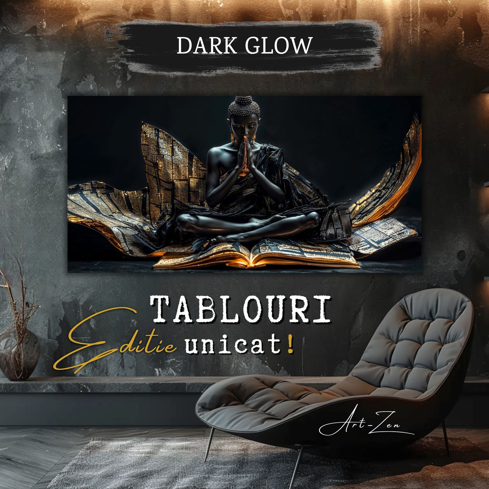 Dark Glow – tablouri unicat pe sticlă