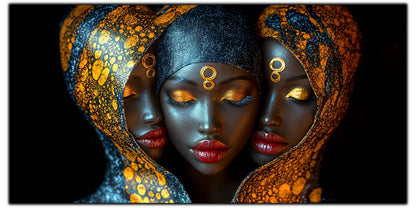 Tablou unicat din sticlă securizată - Beyond Tribe NO01