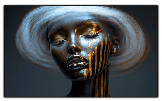 Dark White - Tablou Sticla Securizata - NO27