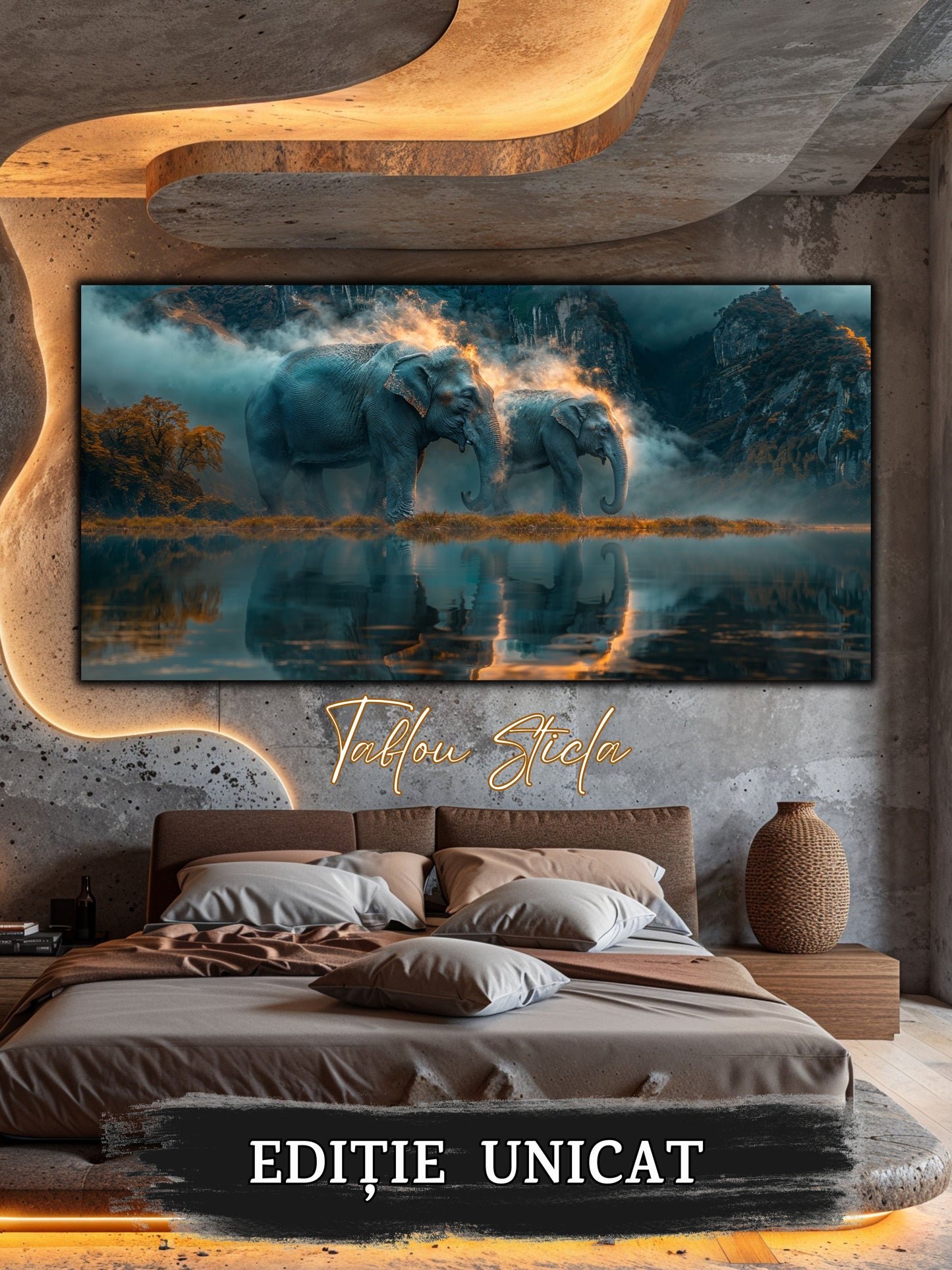 Magnific Titan - Tablou Sticla Securizata - 03