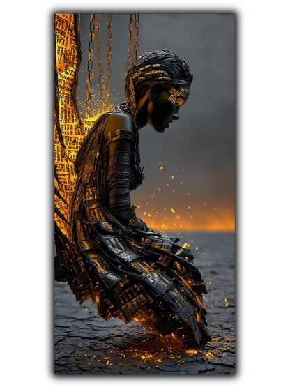 Tablou unicat pe sticla securizata - Let Go - No V39
