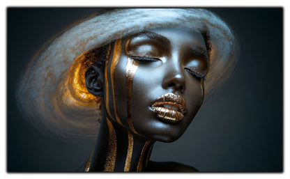 Dark White - Tablou Sticla Securizata - NO23