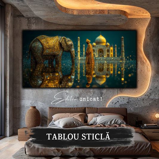 Tablou unicat pe sticla securizata - The Lost Temple - No 14