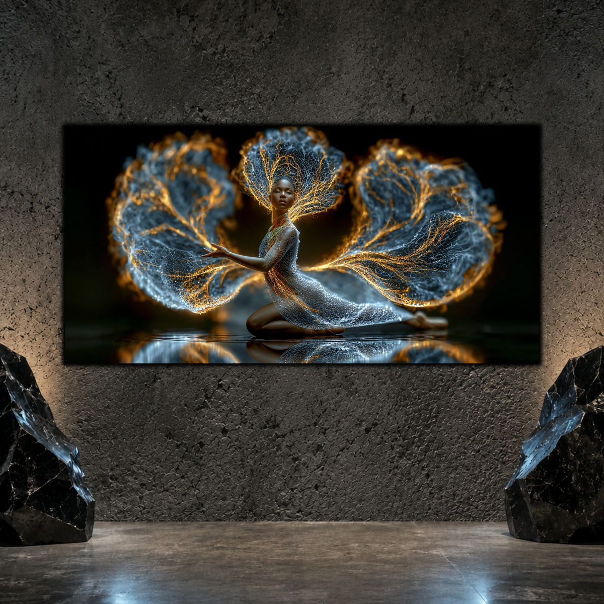 Tablou Abstract Living – The Blind Gold