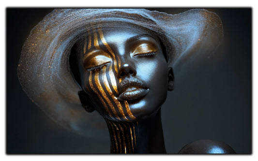 Dark White - Tablou Sticla Securizata - NO24