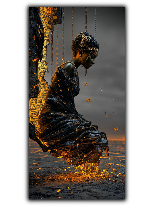Tablou unicat pe sticla securizata - Let Go - No V45