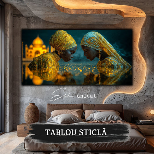 Tablou unicat pe sticla securizata - The Lost Temple - No 17
