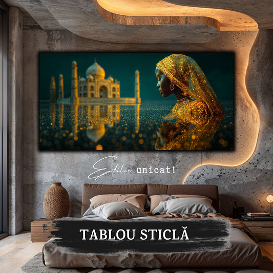 Tablou unicat pe sticla securizata - The Lost Temple - No 06