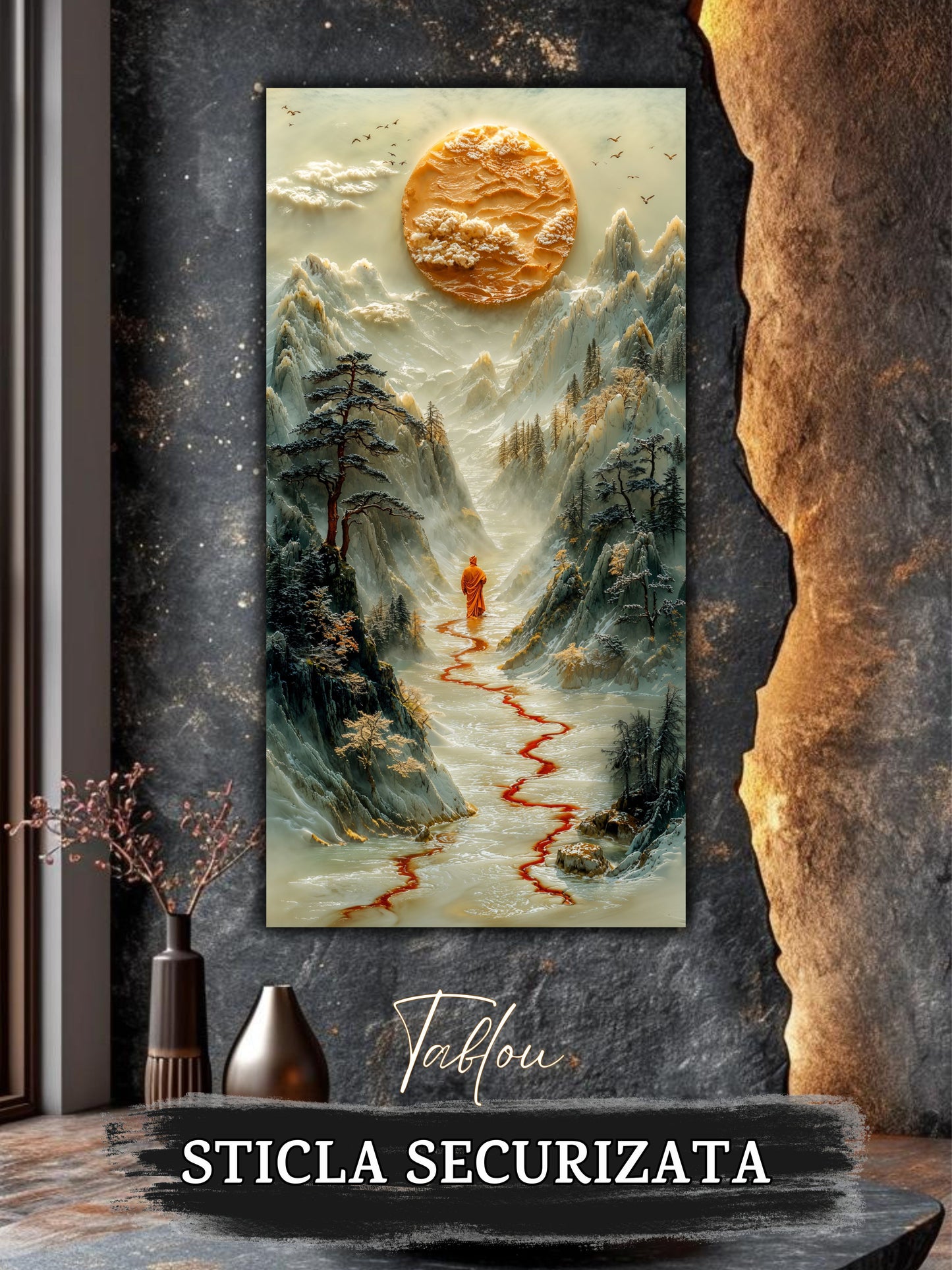 Tablou Sticla - Silk Road - 13