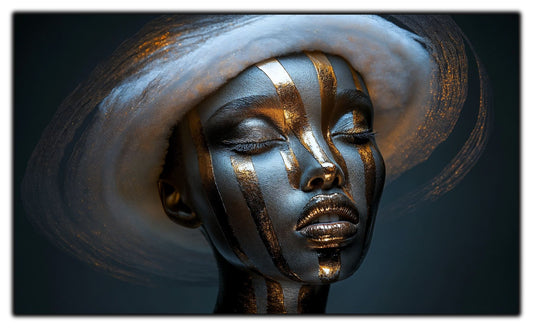 Dark White - Tablou Sticla Securizata - NO22