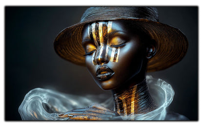 Dark White - Tablou Sticla Securizata - NO29