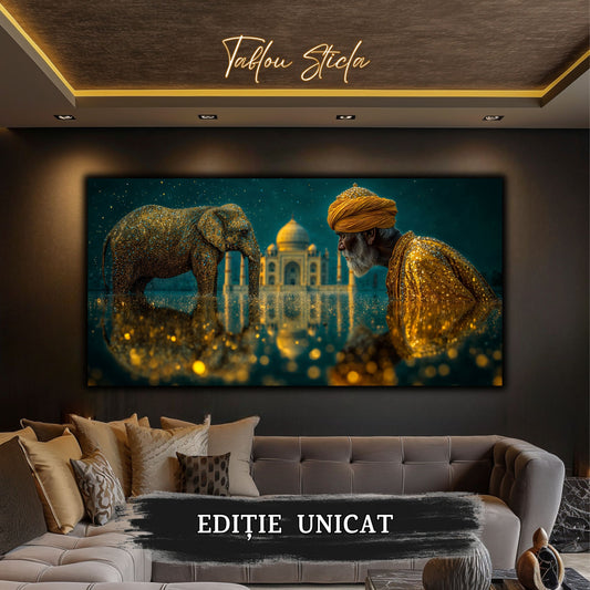 Tablou unicat pe sticla securizata - The Lost Temple - No 01