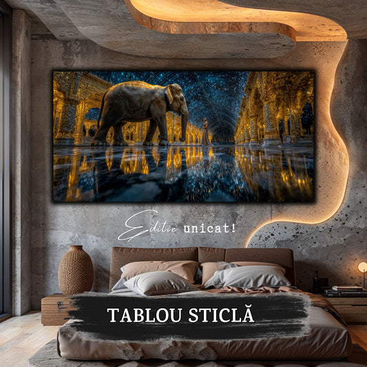Tablou unicat pe sticla securizata - The Lost Temple - No 19