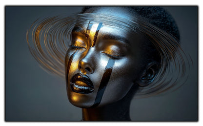 Dark White - Tablou Sticla Securizata - NO28