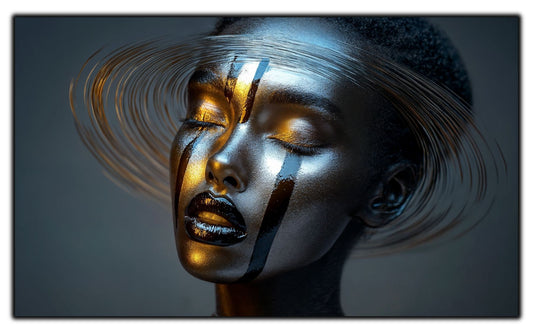 Dark White - Tablou Sticla Securizata - NO28