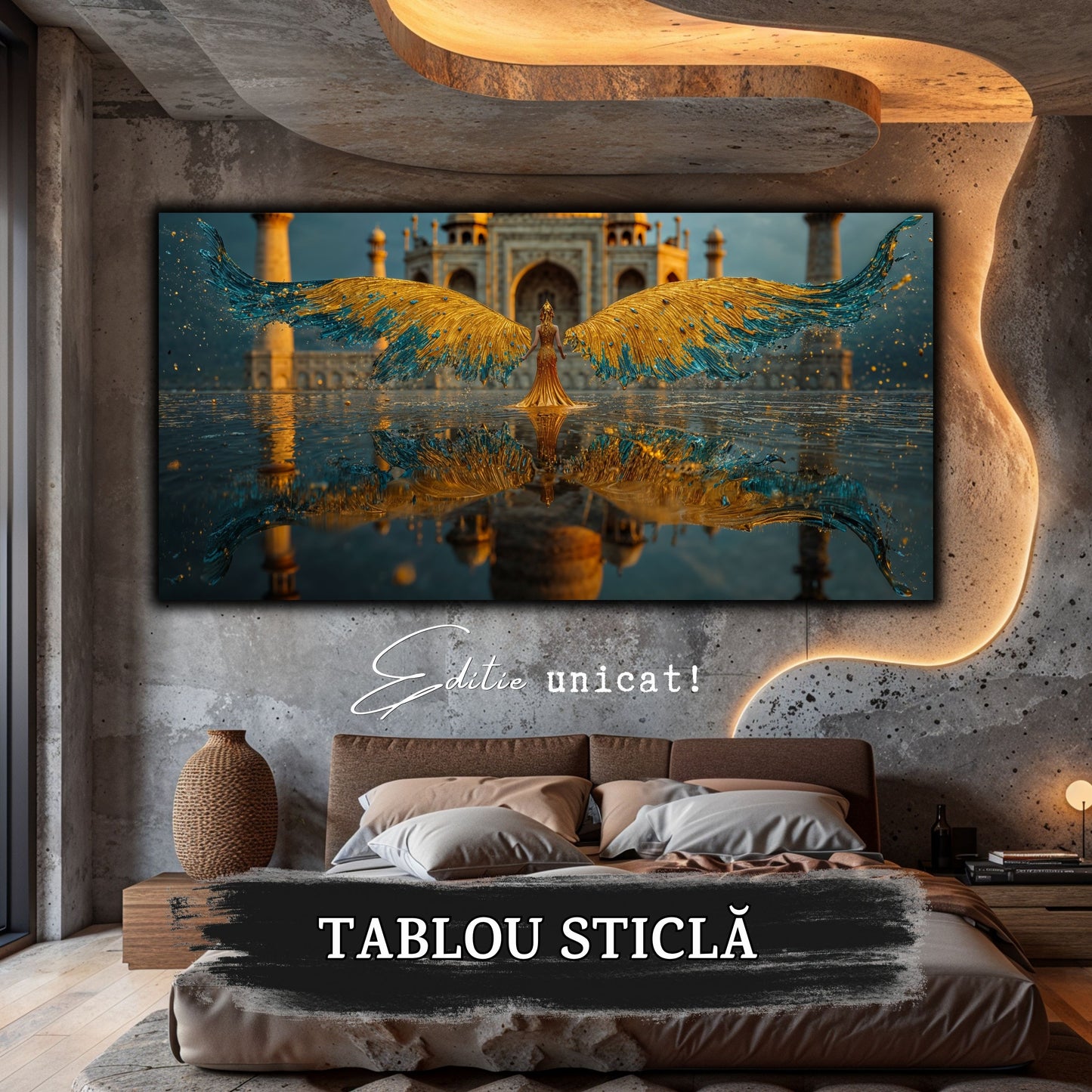 Tablou unicat pe sticla securizata - The Lost Temple - No 08